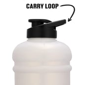 3 - GHC Brisqore Protein Gallon Water Bottle,  Pearl White  2.2 L 