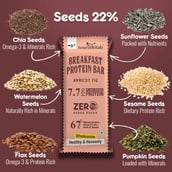 1 - NourishVitals Breakfast Protein Bar,  5 bar(s)  Apricot & Fig 