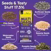 3 - NourishVitals Multi Grain Bar,  5 bar(s)  Nuts N Seeds 