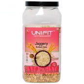 1 - UNIFIT Jaggery Rolled Oats, 1 kg Unflavoured
