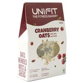 1 - UNIFIT Cranberry Oats with Nuts & Seeds, 250 g Unflavoured