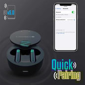 7 - Zebronics Zeb-Sound Bomb G1 Gaming TWS Earbuds with Mic,  Black 