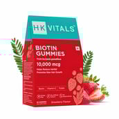 1 - HealthKart HK Vitals Biotin (10000 mcg), 30 gummies Strawberry