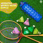 4 - Boldfit Motivational Sports Water Bottle,  Blue  1 L 