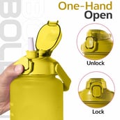 5 - Boldfit Motivational Gallon Bottle,  Army Green  2 L 