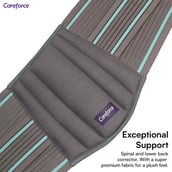 3 - Boldfit Lumbar Support Belt,  Grey  Medium 