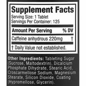 3 - MuscleTech 100% Caffeine,  125 tablet(s)  Unflavoured 