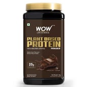 1 - Wow Life Science Plant Based Protein Powder,  2.2 lb  Chocolate 