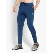 2 - John Ally Track Pant for Men with Two Zipper Pockets and Premium Fabric, Berlin Blue Small
