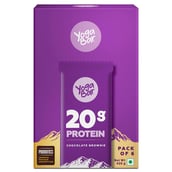 1 - Yogabars Protein Bar (20g Protein),  6 bar(s)  Chocolate Brownie 