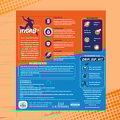 9 - MB Fuel One Sports Hydr8 PRO,  20 sachets/pack  Lemon Lime 