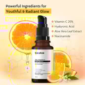 12 - NutraFirst Hyaluronic Vitamin C Serum,  30 ml  for Radiant & Glossy Skin 