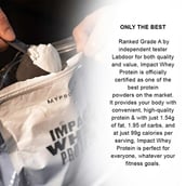 4 - Myprotein Impact Whey Protein,  0.55 lb  Frosted Cereal Milk 