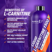 3 - MuscleXP Liquid L-Carnitine 1500, 450 ml Orange