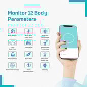 3 - beatXP Smart Weighing Scale with BMI,  Black 