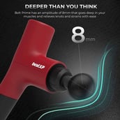 3 - beatXP Bolt Prime Deep Tissue Massager Gun, Crimson Red