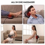 3 - beatXP Deep Heal Pillow Shiatsu Infrared Heat Therapy Massager,  Black 