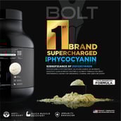 5 - Bolt Whey Isolate Super-Charged With Phycocyanin,  2 lb  Irani Saffron Pistachio 