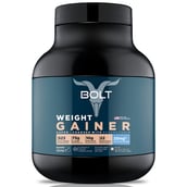 1 - Bolt Weight Gainer Super-Charged with Phycocyanin,  5 lb  Mawa Malai with Free Shaker 