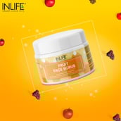 7 - INLIFE Face Scrub,  100 g  Natural Fruit 