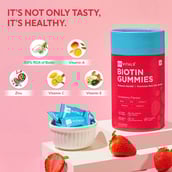10 - HealthKart HK Vital Biotin OP,  30 gummies  Strawberry 