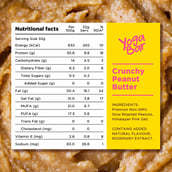 4 - Yogabars Crunchy Peanut Butter,  0.400 kg  Crunchy & Yummy 