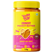 1 - Yogabars Crunchy Peanut Butter,  1 kg  Crunchy & Yummy 