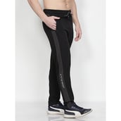 2 - John Ally Men's Gym & Sports Trackpant with Two Zipper Pockets,  Jet Black  Small 
