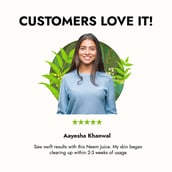 12 - Kapiva Neem Juice (For Healthy Hair & Skin),  Unflavoured  1 L 