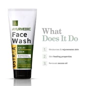 3 - Ustraa Face Wash with Haldi and Neem,  200 g  for Normal Skin 