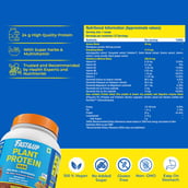 3 - Fast & Up Plant Protein with Herbs & Multivitamins for Men,  2.2 lb  Chocolate 