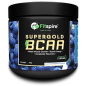 1 - Fitspire Super Gold BCAA,  0.55 lb  18 Servings  Blue Raspberry 