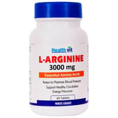 Healthvit L-Arginine (3000 mg), 60 tablet(s)
