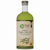 1 - Pure Nutrition Raw Cold Pressed Organic Virgin Olive Oil,  0.5 L 