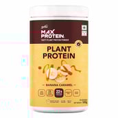 1 - RiteBite Max Protein Plant Protein,  1.1 lb  Banana Caramel 