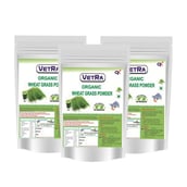 Vetra Organic Wheat Grass Powder (Pack of 3),  250 g 