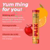 5 - Plix Life Apple Cider Vinegar with Mother,  15 tablet(s)  Orange Squeeze (Pack of 4) 