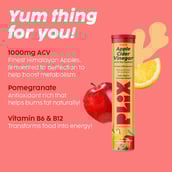 5 - Plix Life Apple Cider Vinegar with Mother,  15 tablet(s)  Lemon Ginger (Pack of 4) 