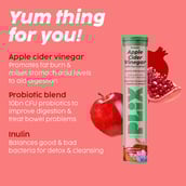 5 - Plix Life Probiotic Apple Cider Vinegar,  15 tablet(s)  Apple Burst (Pack of 4) 