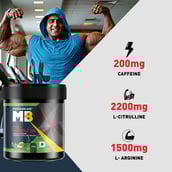 5 - MuscleBlaze PRE Workout 200,  0.22 lb  Green Apple 