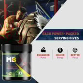 6 - MuscleBlaze PRE Workout 200,  0.22 lb  Green Apple 