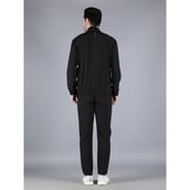 4 - John Ally Men's Gym Tracksuit with Zipper Pockets,  Black  Large 
