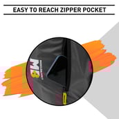 8 - MuscleBlaze BackPack Gym Bag,  Grey