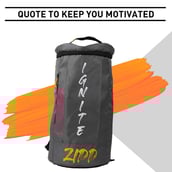 5 - MuscleBlaze BackPack Gym Bag,  Grey