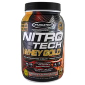 MuscleTech Nitrotech Whey Gold, 2.5 lb Chocolate Peanut Butter