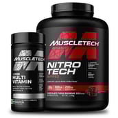 1 - MuscleTech Nitrotech Ripped & Platinum Multivitamin Combo,  2 Piece(s)/Pack  Chocolate Fudge Brownie 