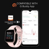 5 - Gionee GSW5 Smartwatch,  Pink  Free Size 