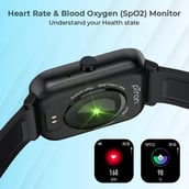 3 - Ptron Pulsefit Pro Bluetooth Calling Smartwatch,  Black  Free Size 