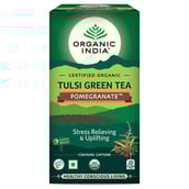 1 - Organic India Tulsi Green Tea,  25 Piece(s)/Pack  Pomegranate 