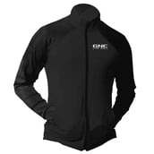 GNC Full Sleeves Gym & Sports Wear Two Sided Zipper Jacket,  Black  M 